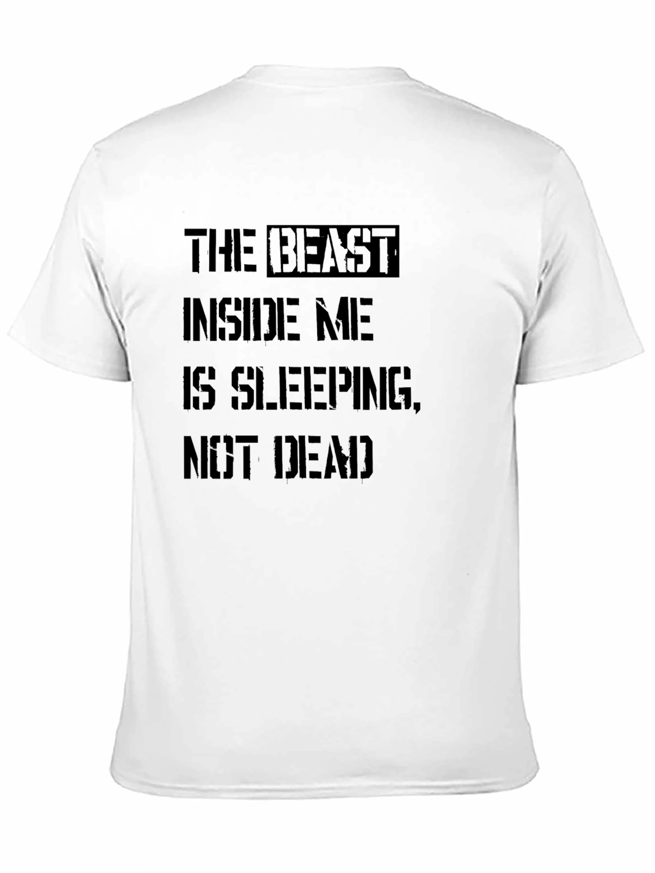 Beast Inside Me T-Shirt - Black Graphic Tee