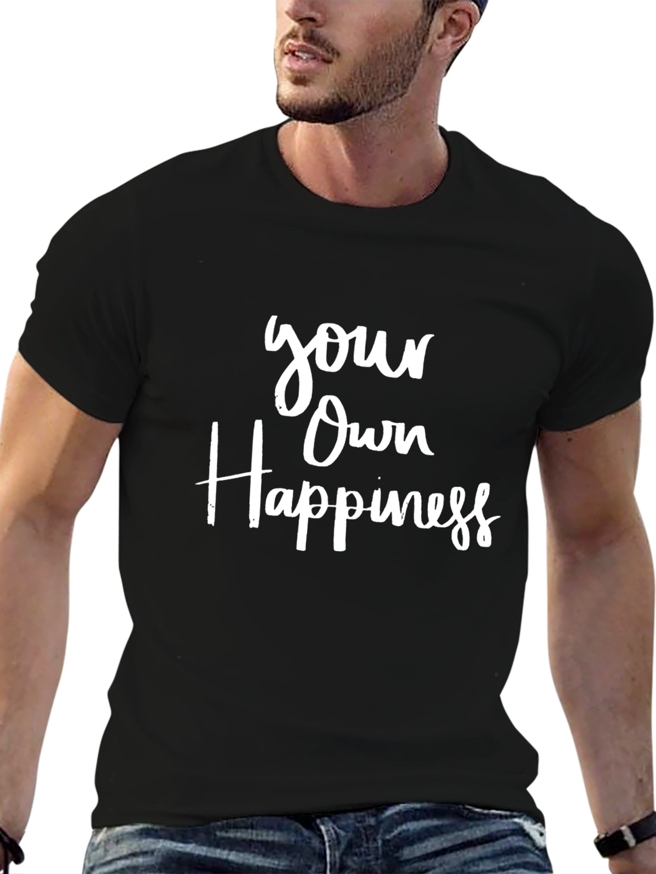 Your Own Happiness T-Shirt - Crew Neck Tee