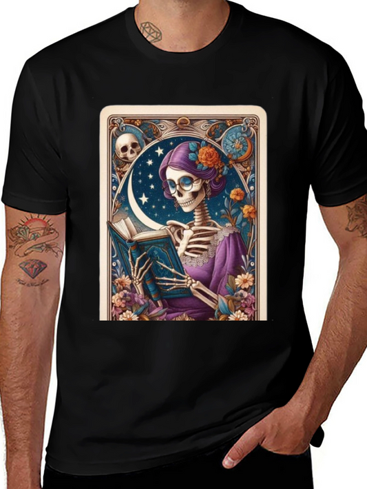 Skeleton Reader Graphic Tee