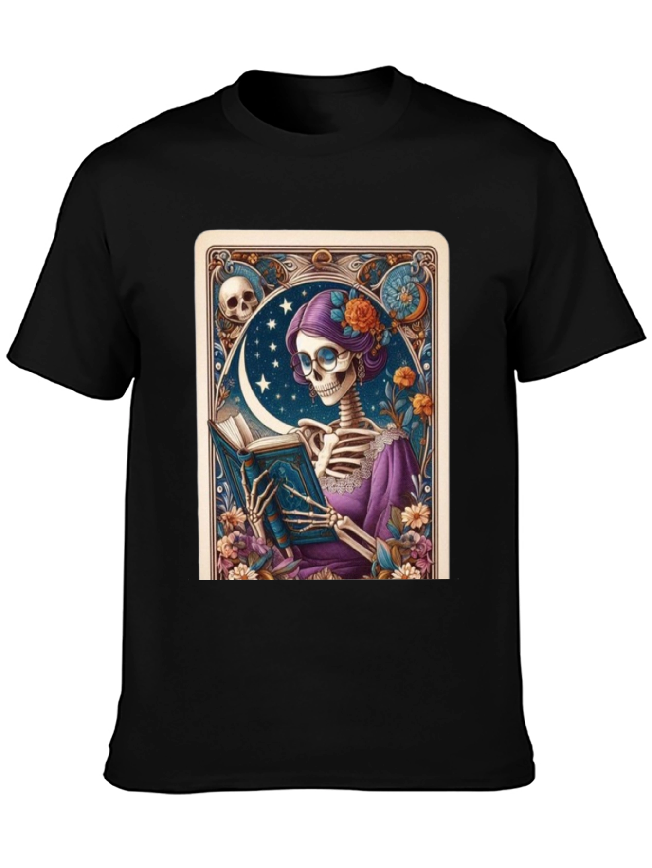 Skeleton Reader Graphic Tee