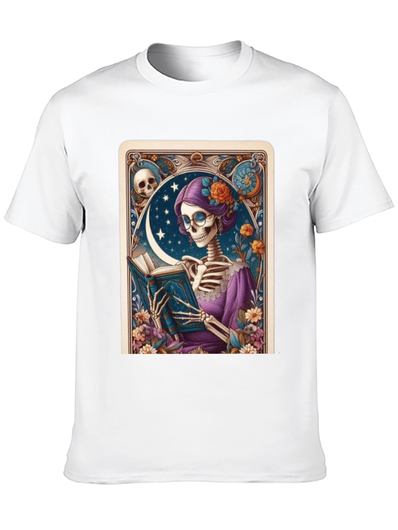 Skeleton Reader Graphic Tee