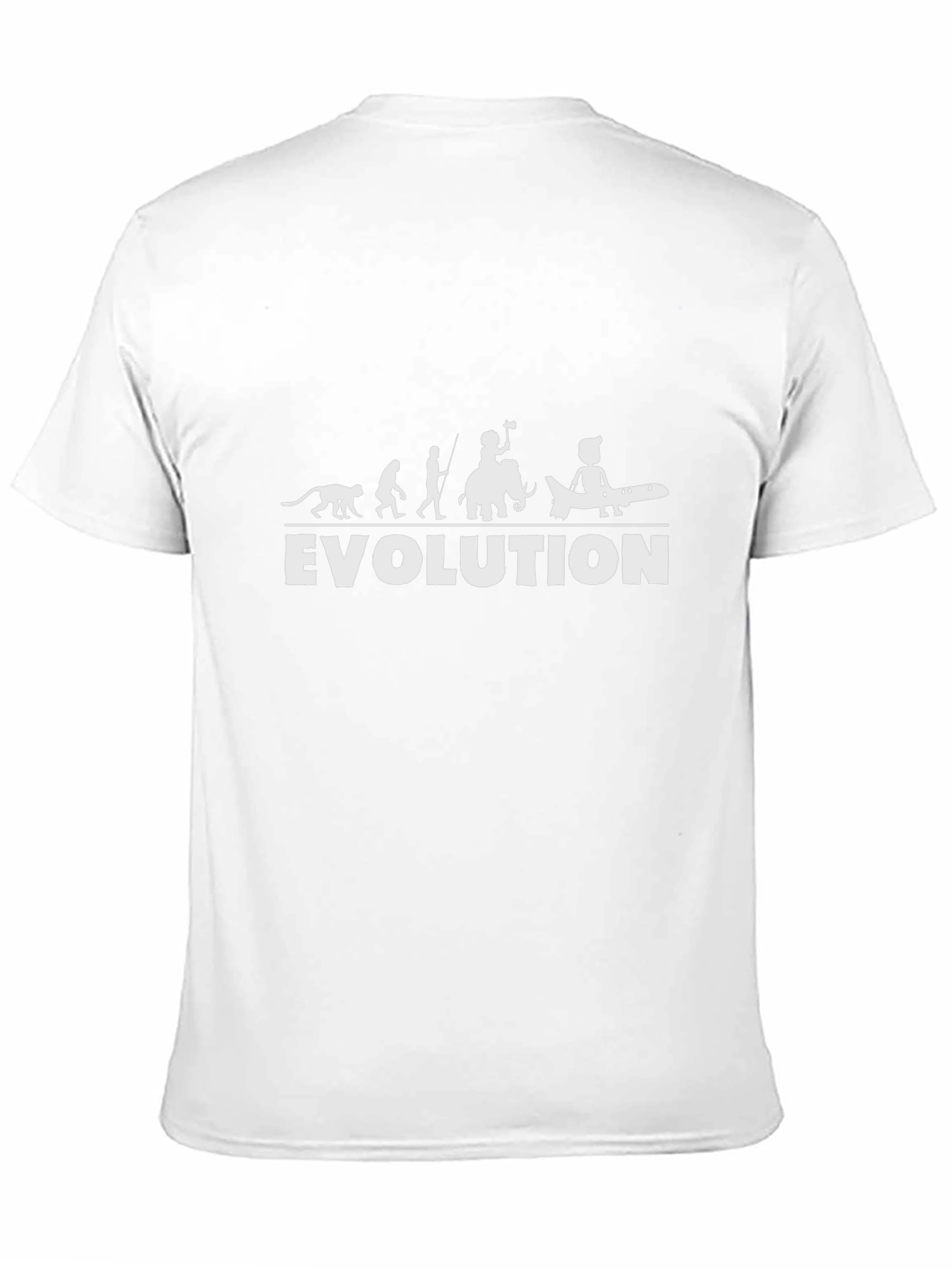 Evolution T-Shirt Funny Human Airplane Tee