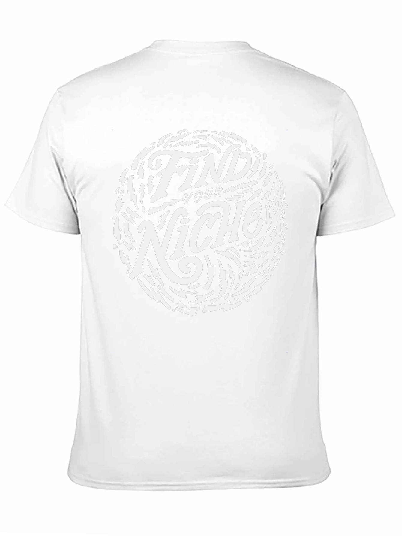 Find Your Niche Graphic Black T-Shirt