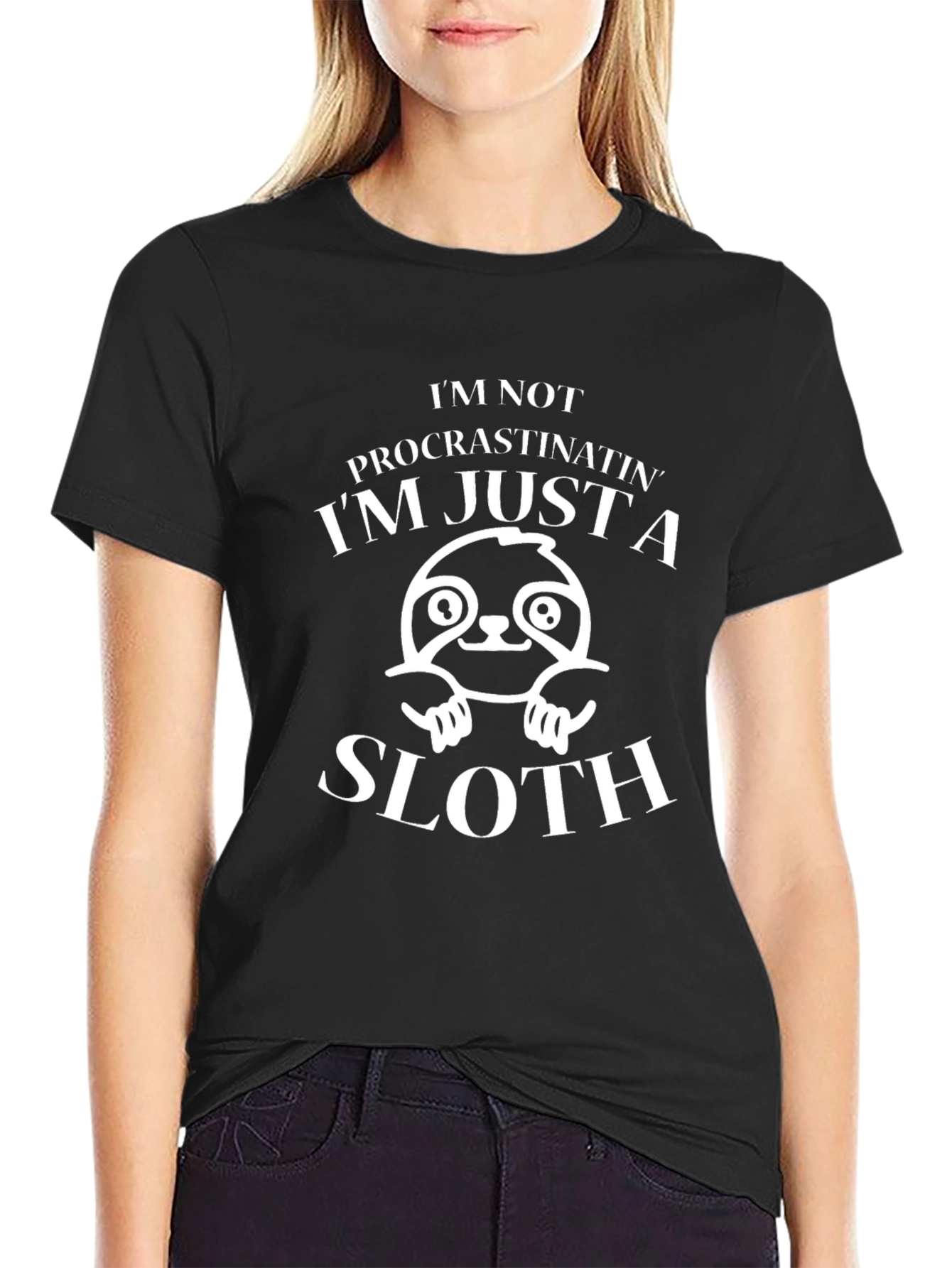 Im Just a Sloth Funny Graphic T-Shirt