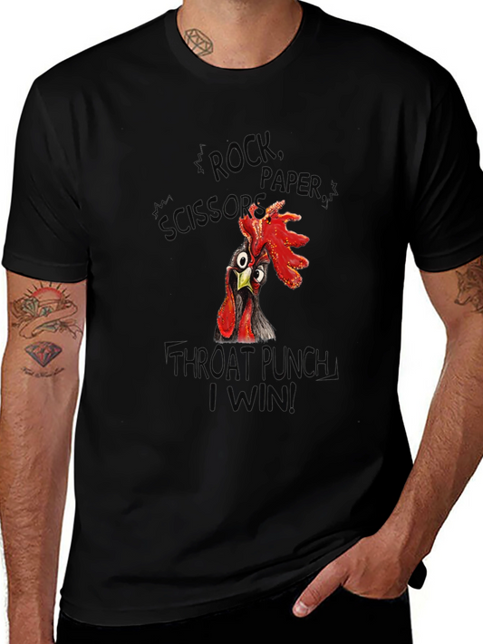 Funny Chicken Throat Punch T-Shirt