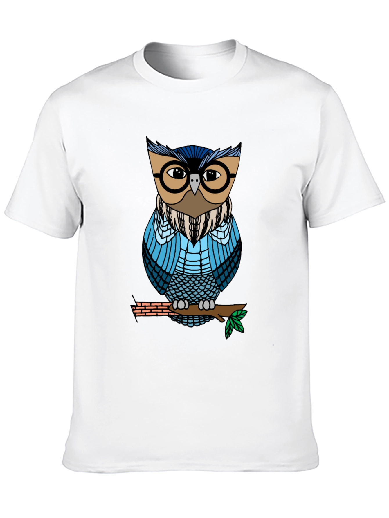 Cool Owl Graphic Tee - Unisex Black T-Shirt