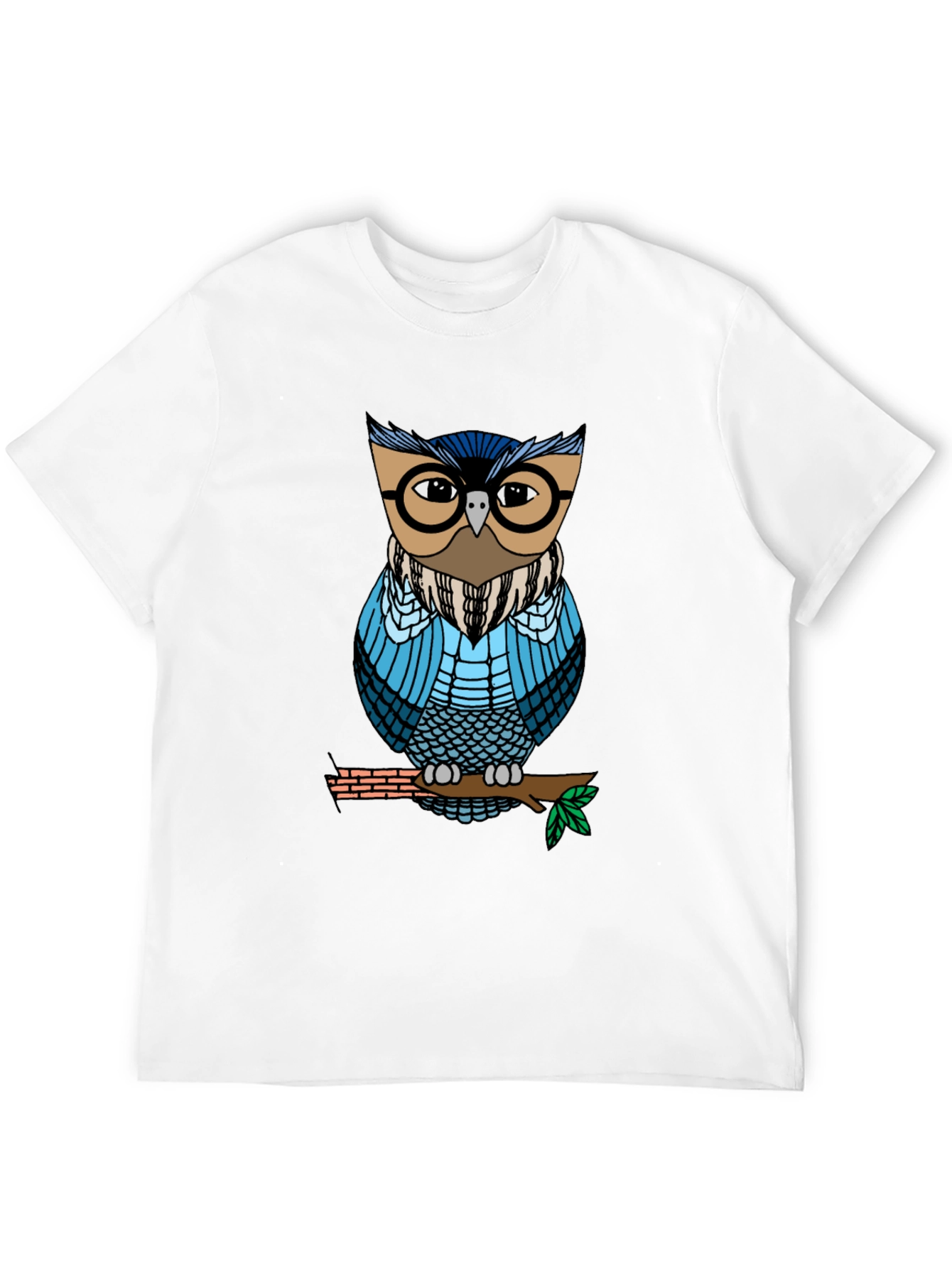 Cool Owl Graphic Tee - Unisex Black T-Shirt