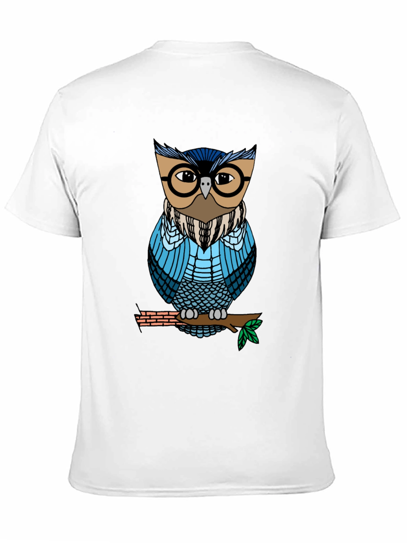 Cool Owl Graphic Tee - Unisex Black T-Shirt