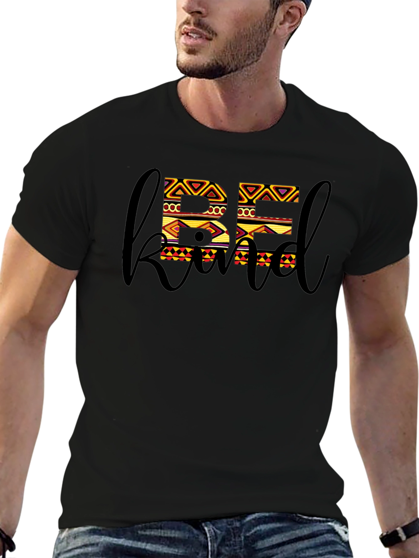 Be Kind Black Graphic Tee