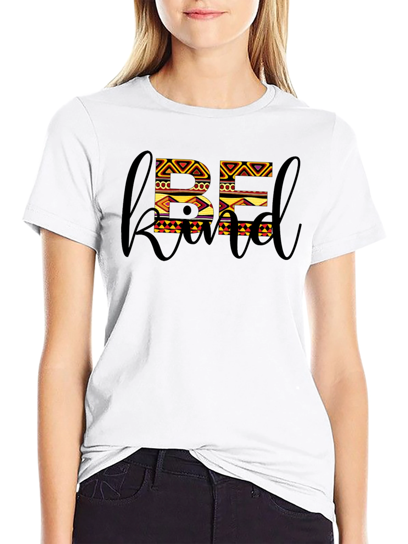 Be Kind Black Graphic Tee
