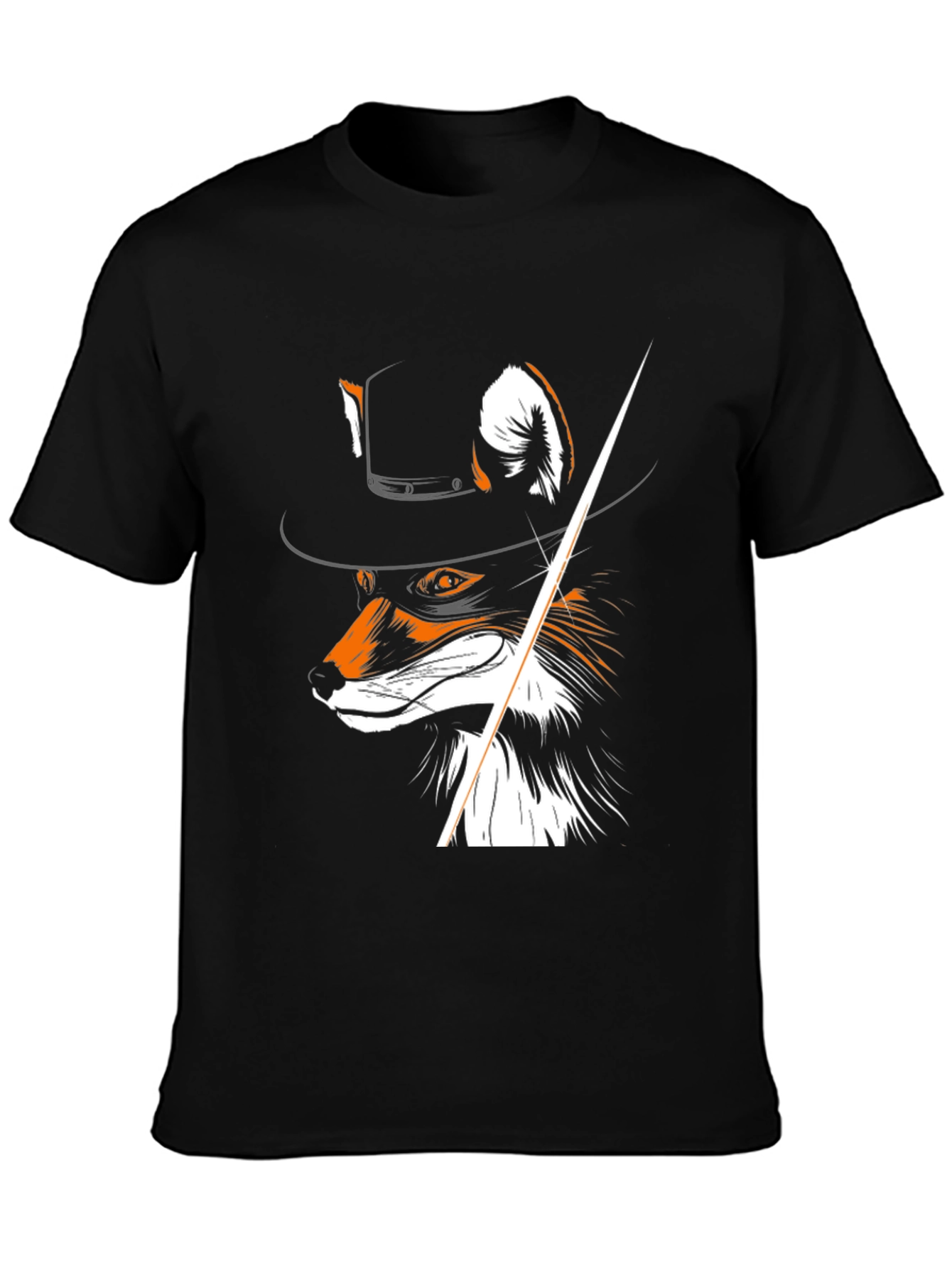 Fox in a Hat Graphic Tee - Unique Design