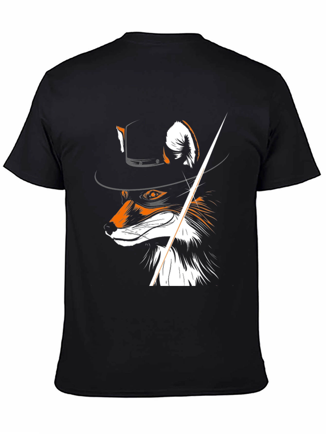 Fox in a Hat Graphic Tee - Unique Design
