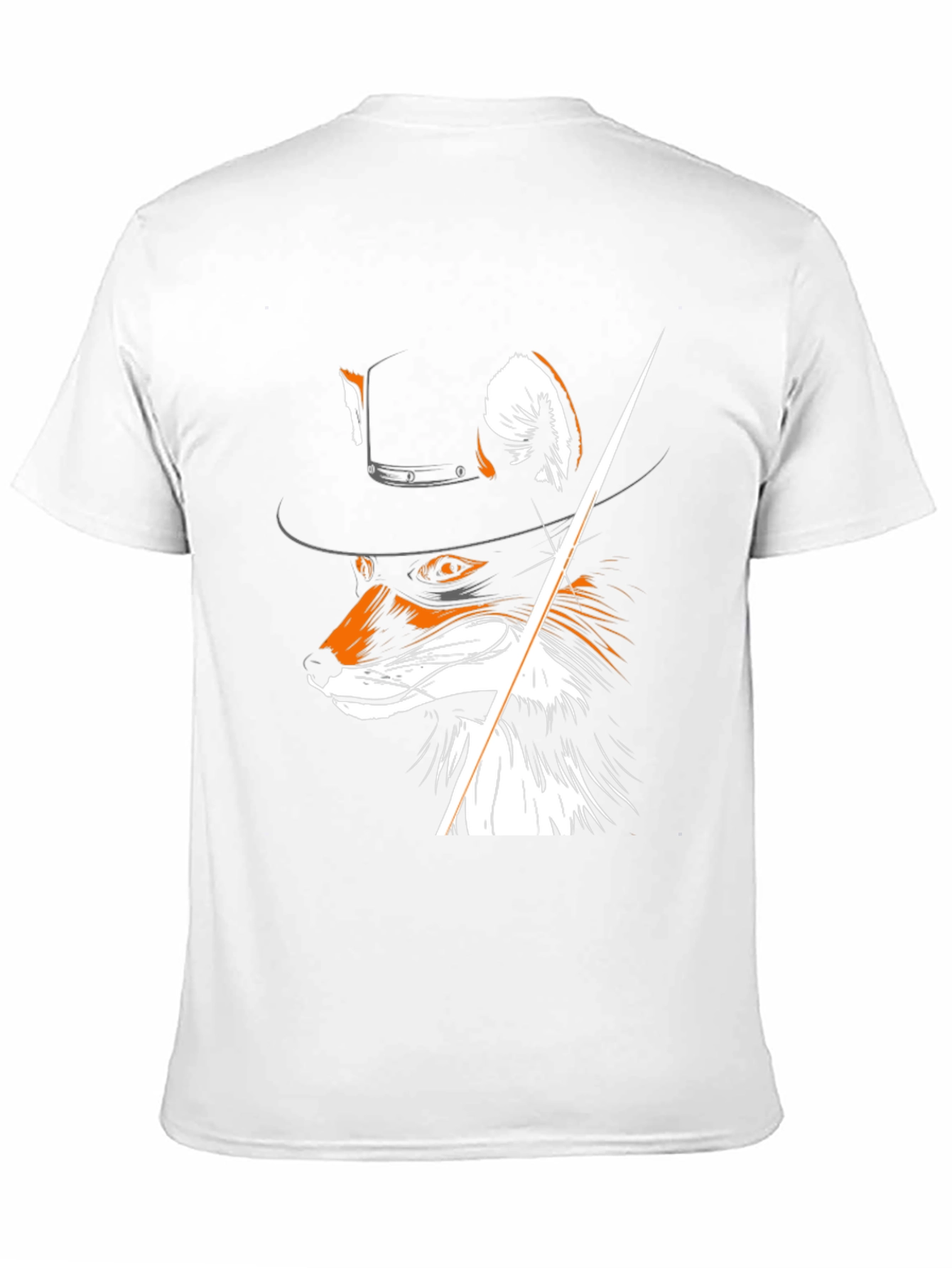 Fox in a Hat Graphic Tee - Unique Design
