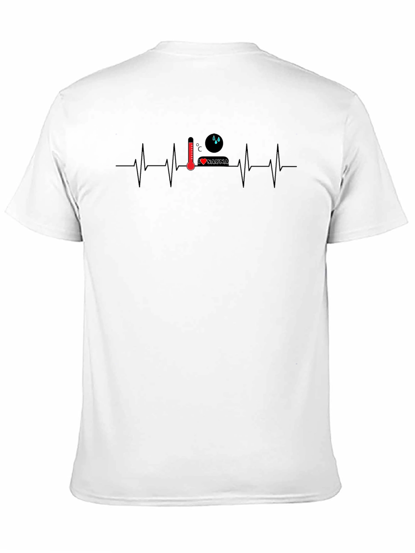 I Love Sauna Black T-Shirt