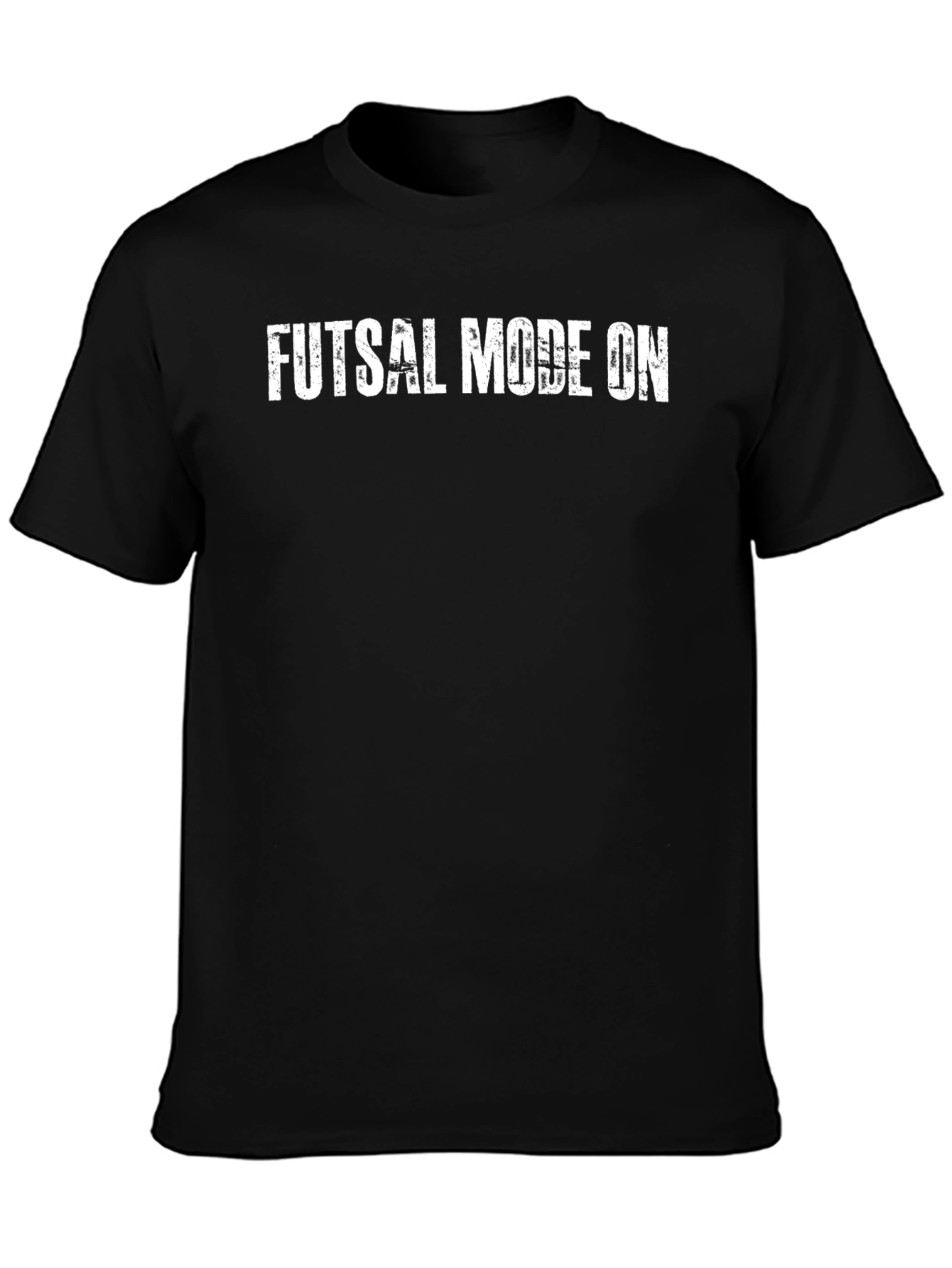Futsal Mode On Black T-Shirt