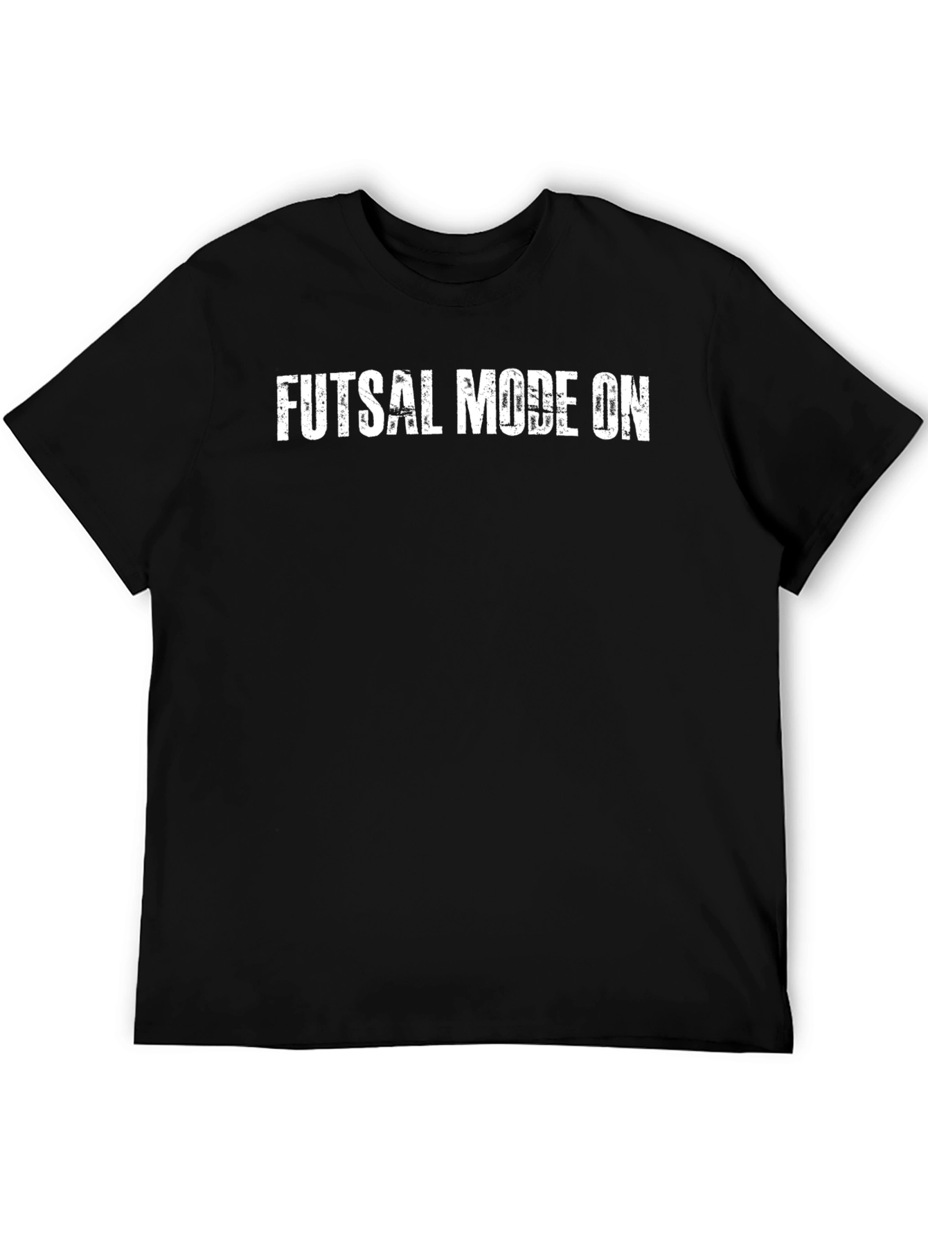 Futsal Mode On Black T-Shirt