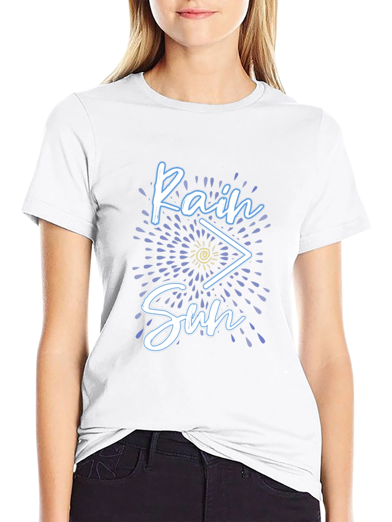 Rain > Sun Graphic Tee - Soft & Stylish