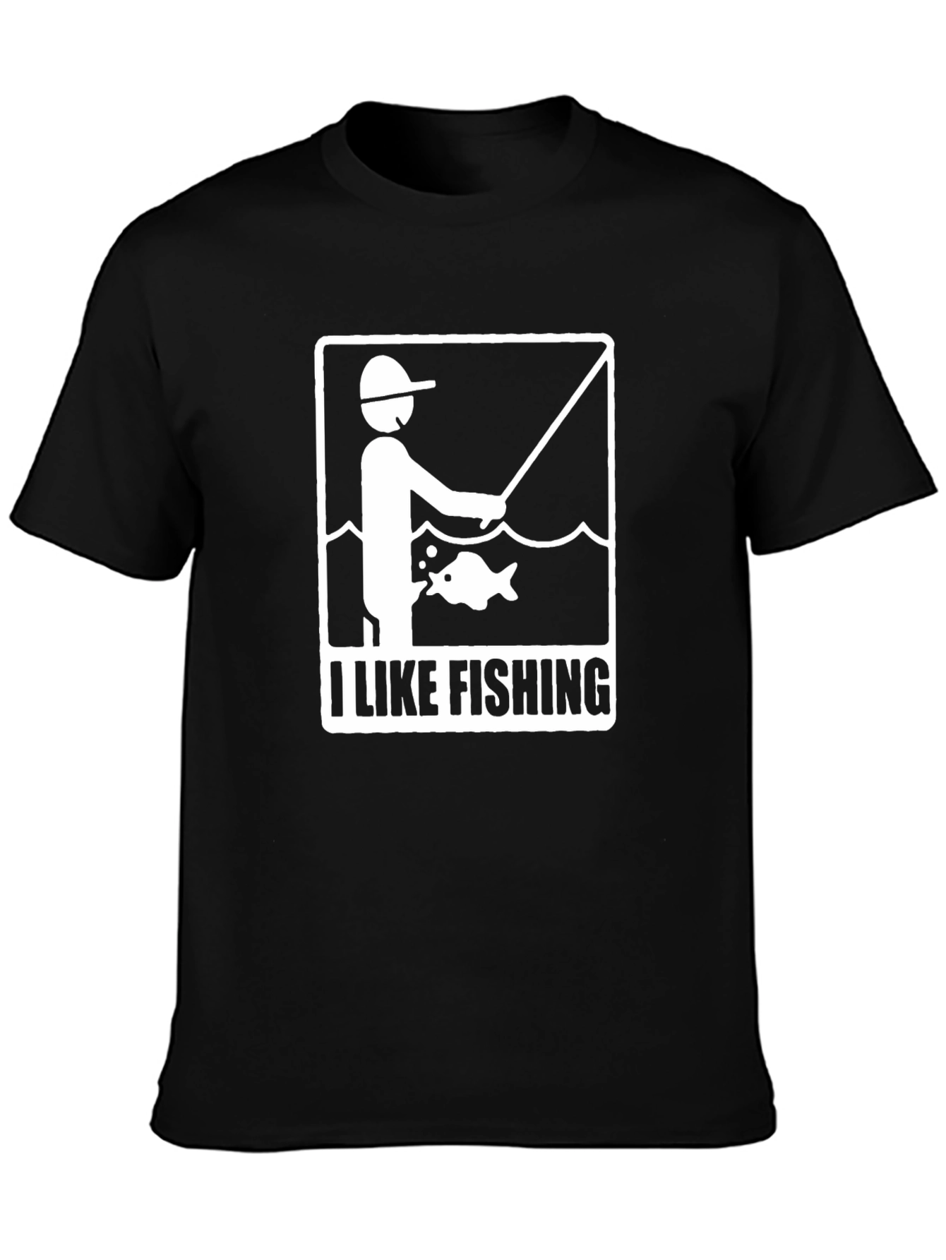 I Like Fishing Graphic Tee - Fisherman Gift