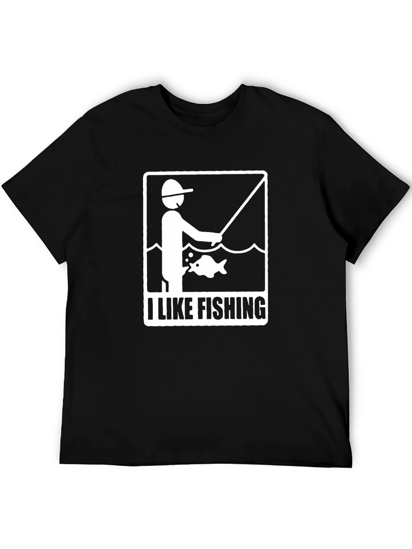 I Like Fishing Graphic Tee - Fisherman Gift