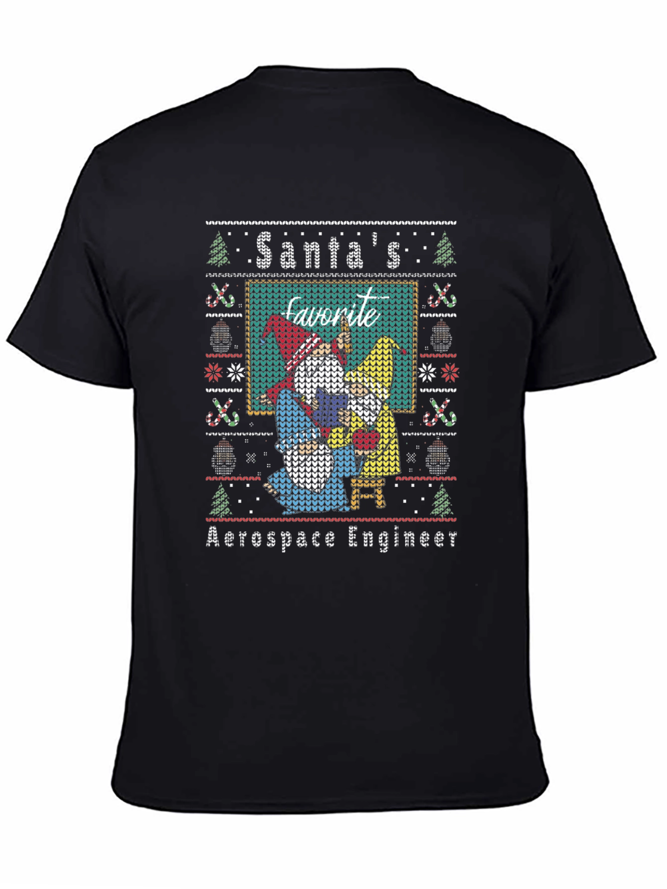 Santas Favorite Aerospace Engineer Ugly Christmas T-Shirt