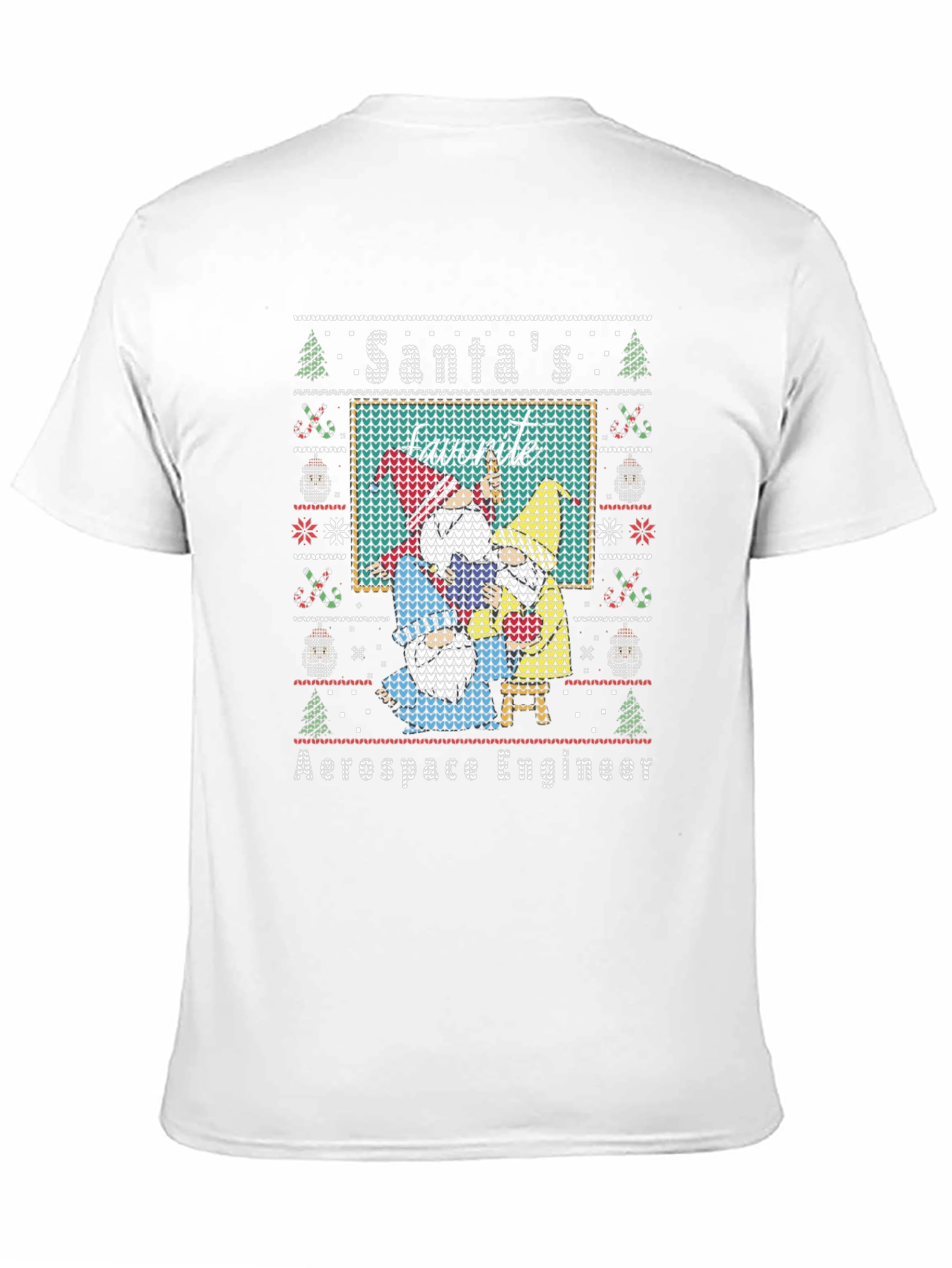 Santas Favorite Aerospace Engineer Ugly Christmas T-Shirt