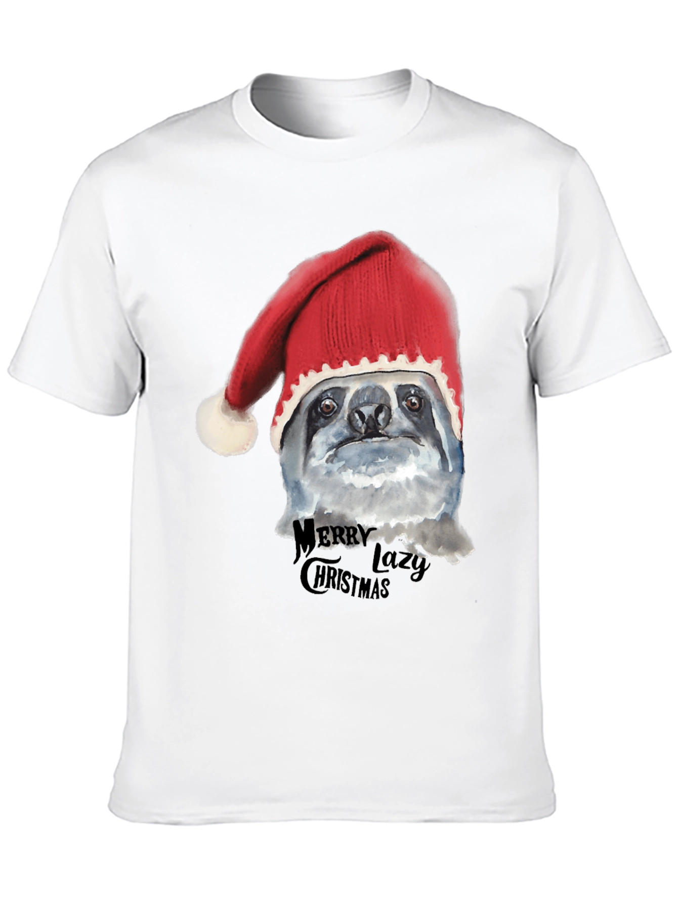 Merry Lazy Christmas Sloth T-Shirt