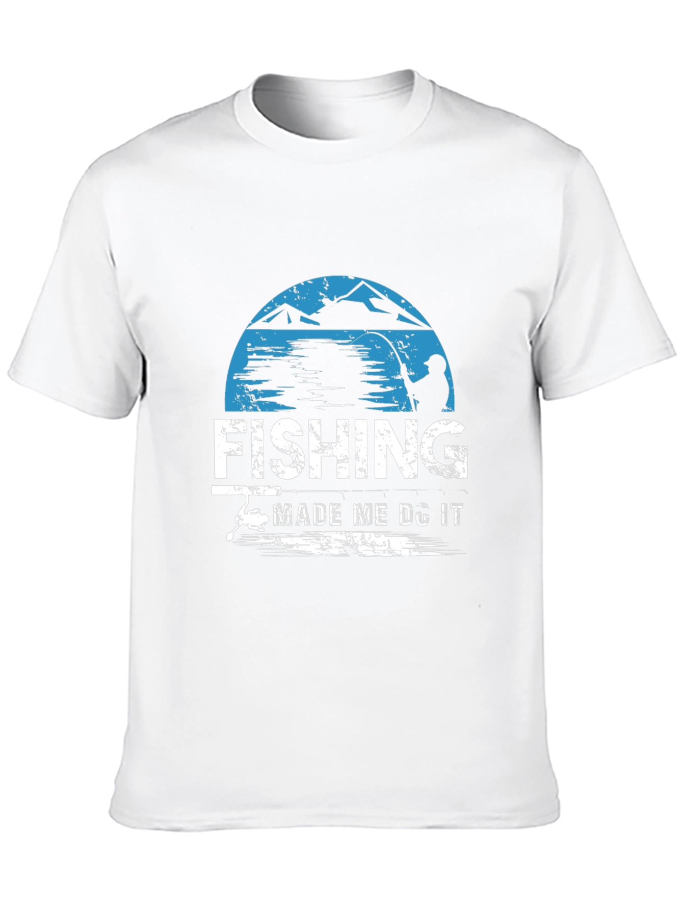 Fishing Made Me Do It Graphic T-Shirt