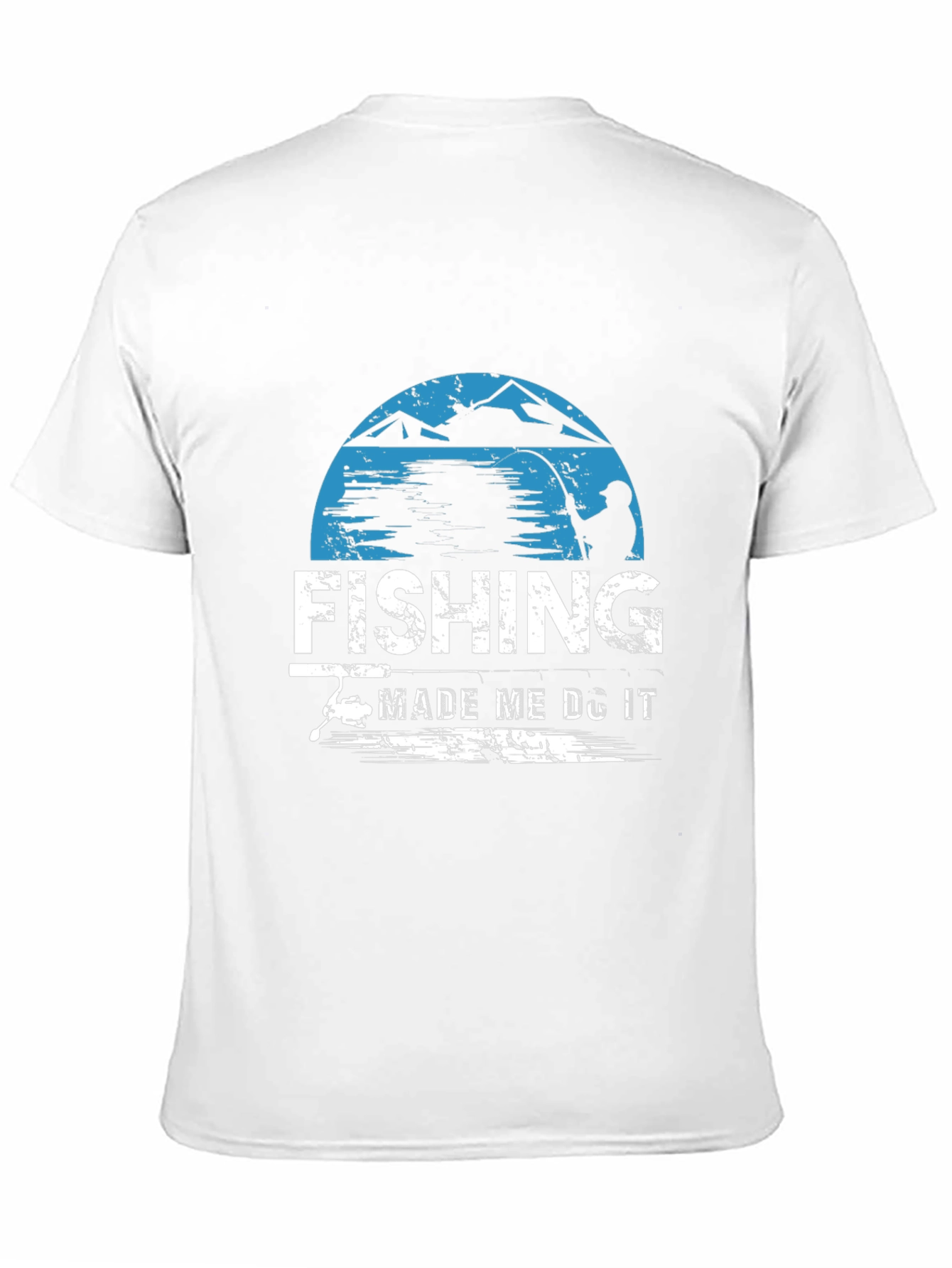 Fishing Made Me Do It Graphic T-Shirt