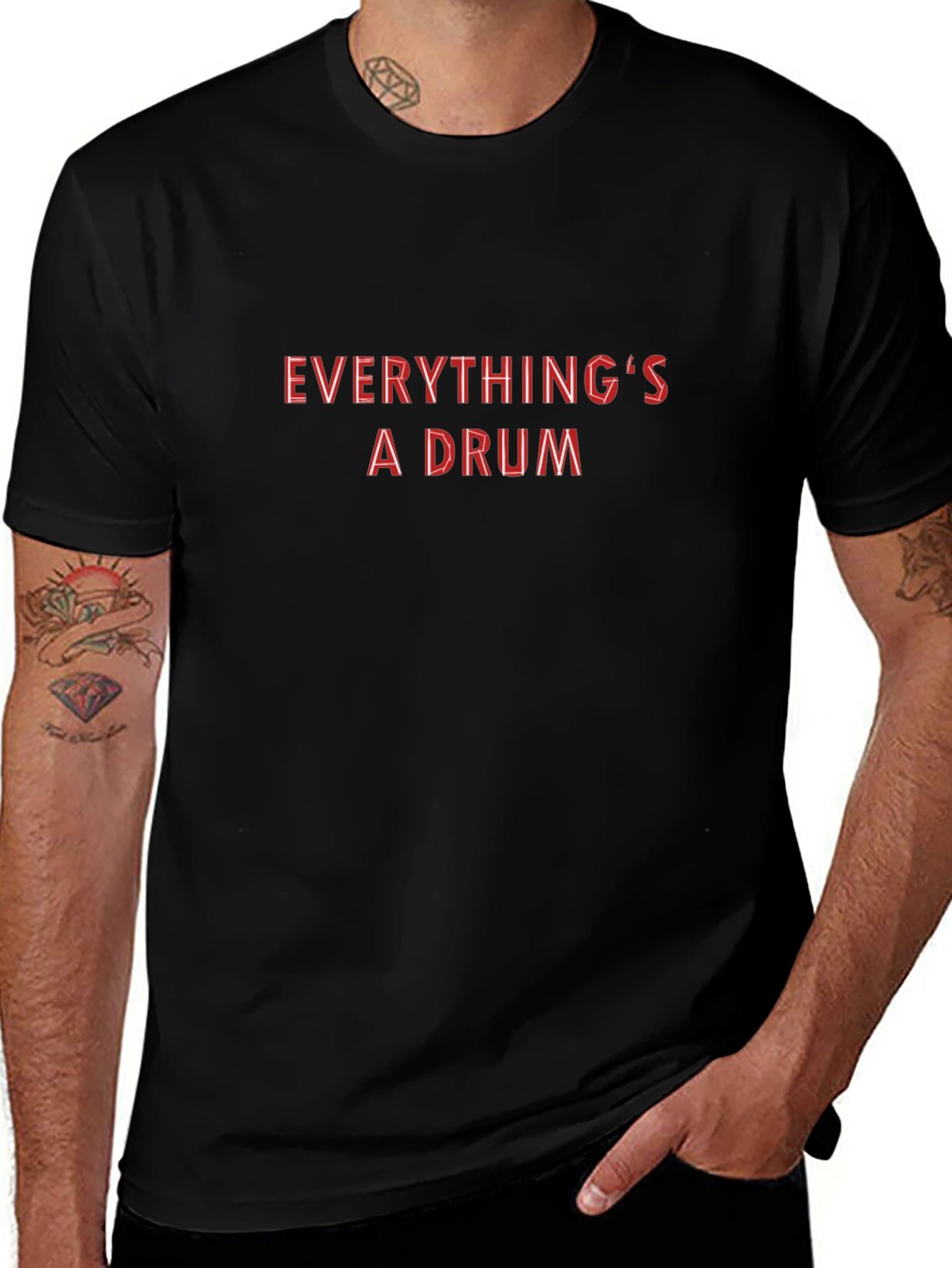 Everythings a Drum Graphic T-Shirt