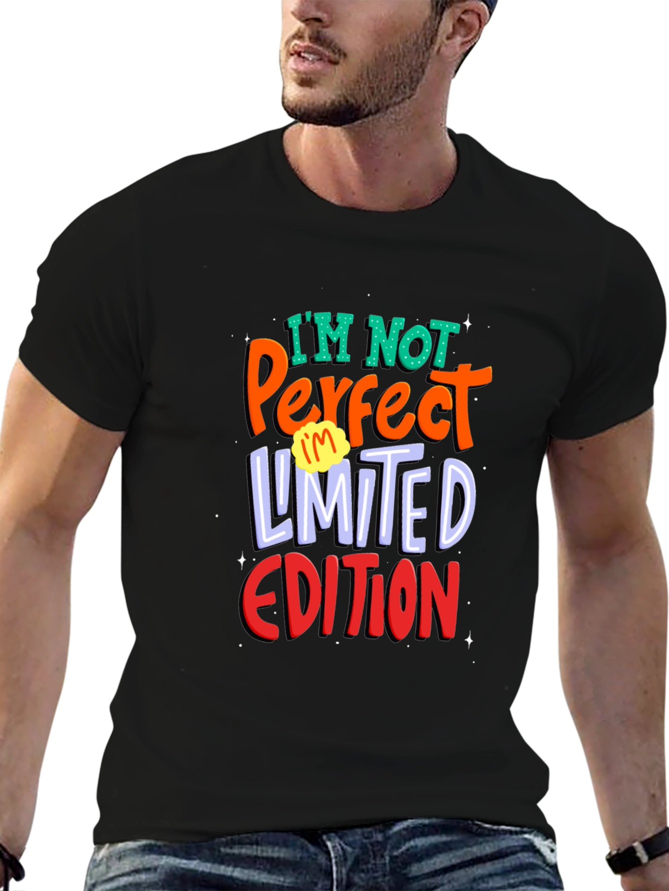 Im Not Perfect Limited Edition Black T-Shirt