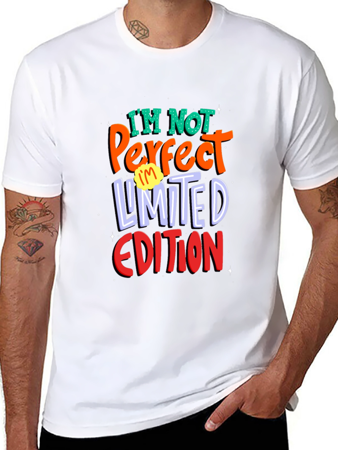 Im Not Perfect Limited Edition Black T-Shirt