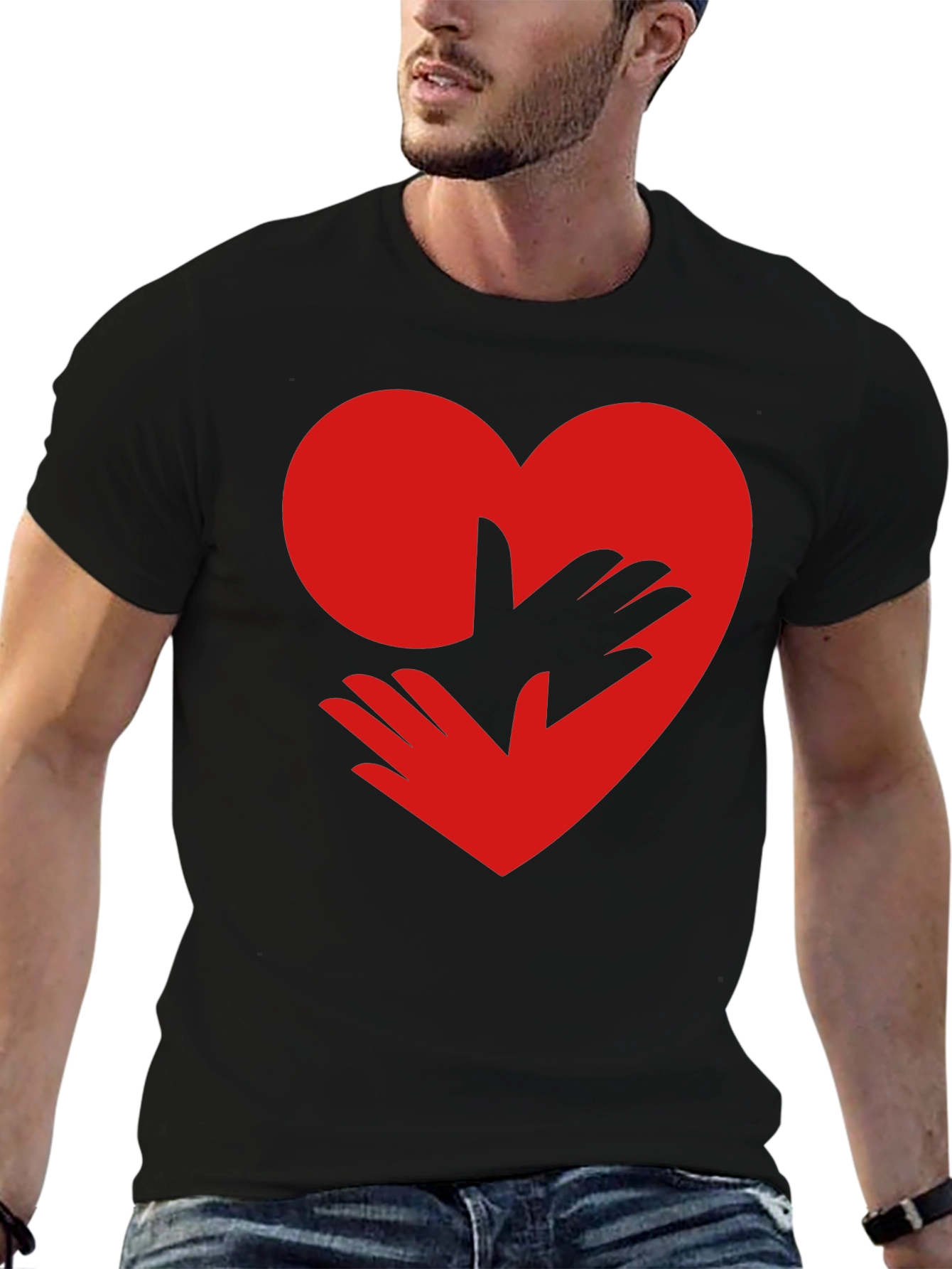 Heart Hands Graphic Tee - Love & Support