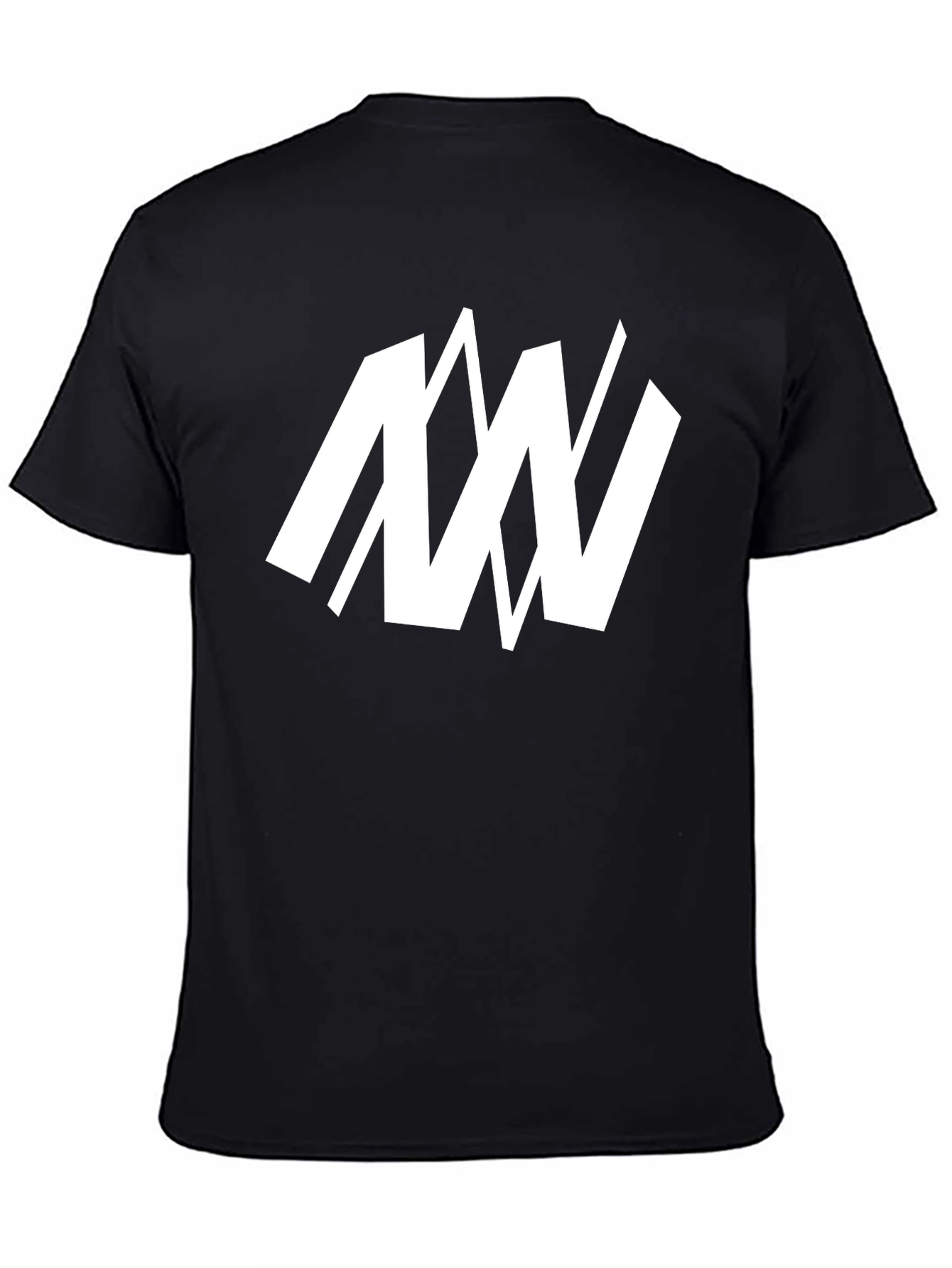 Modern Graphic Black T-Shirt
