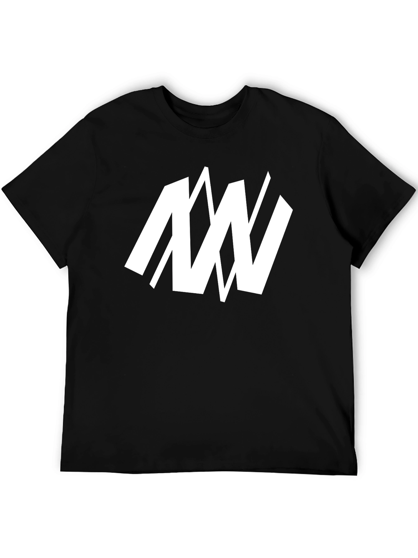 Modern Graphic Black T-Shirt