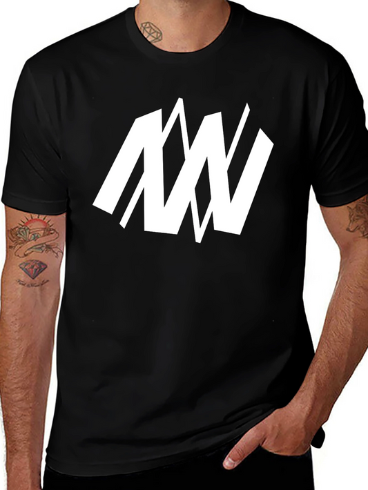 Modern Graphic Black T-Shirt