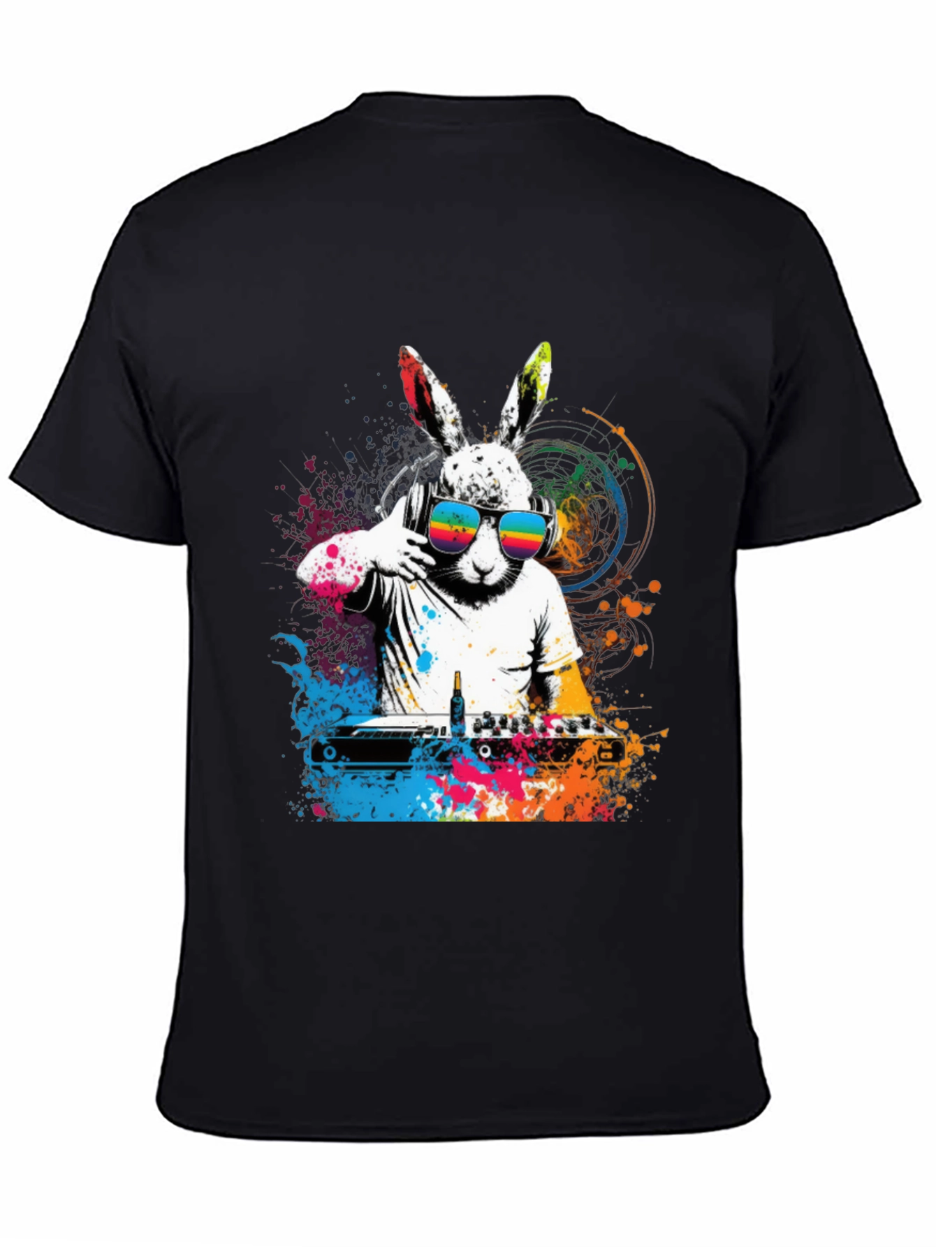DJ Rabbit T-Shirt - Cool Graphic Tee