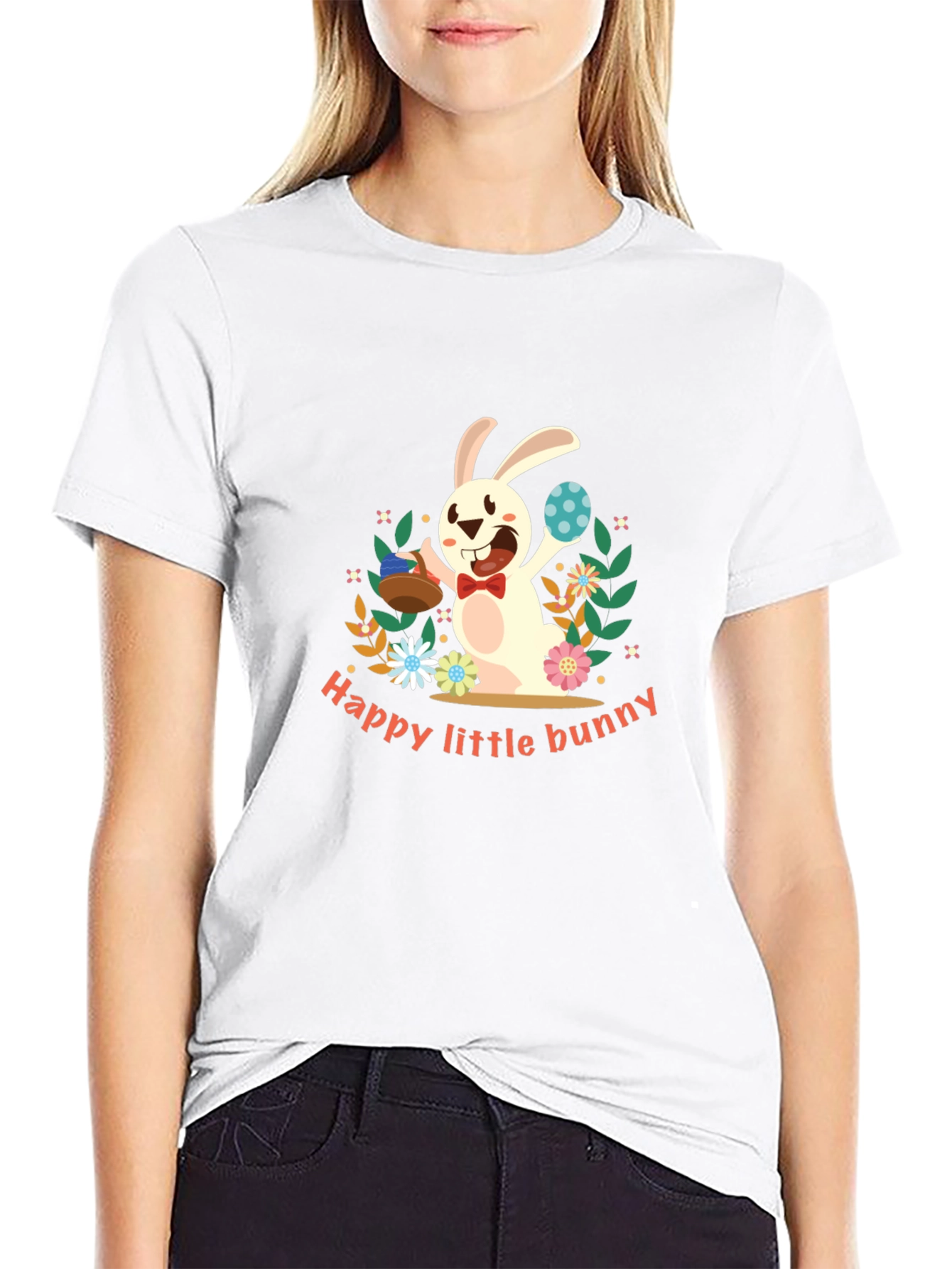 Happy Little Bunny Graphic Tee