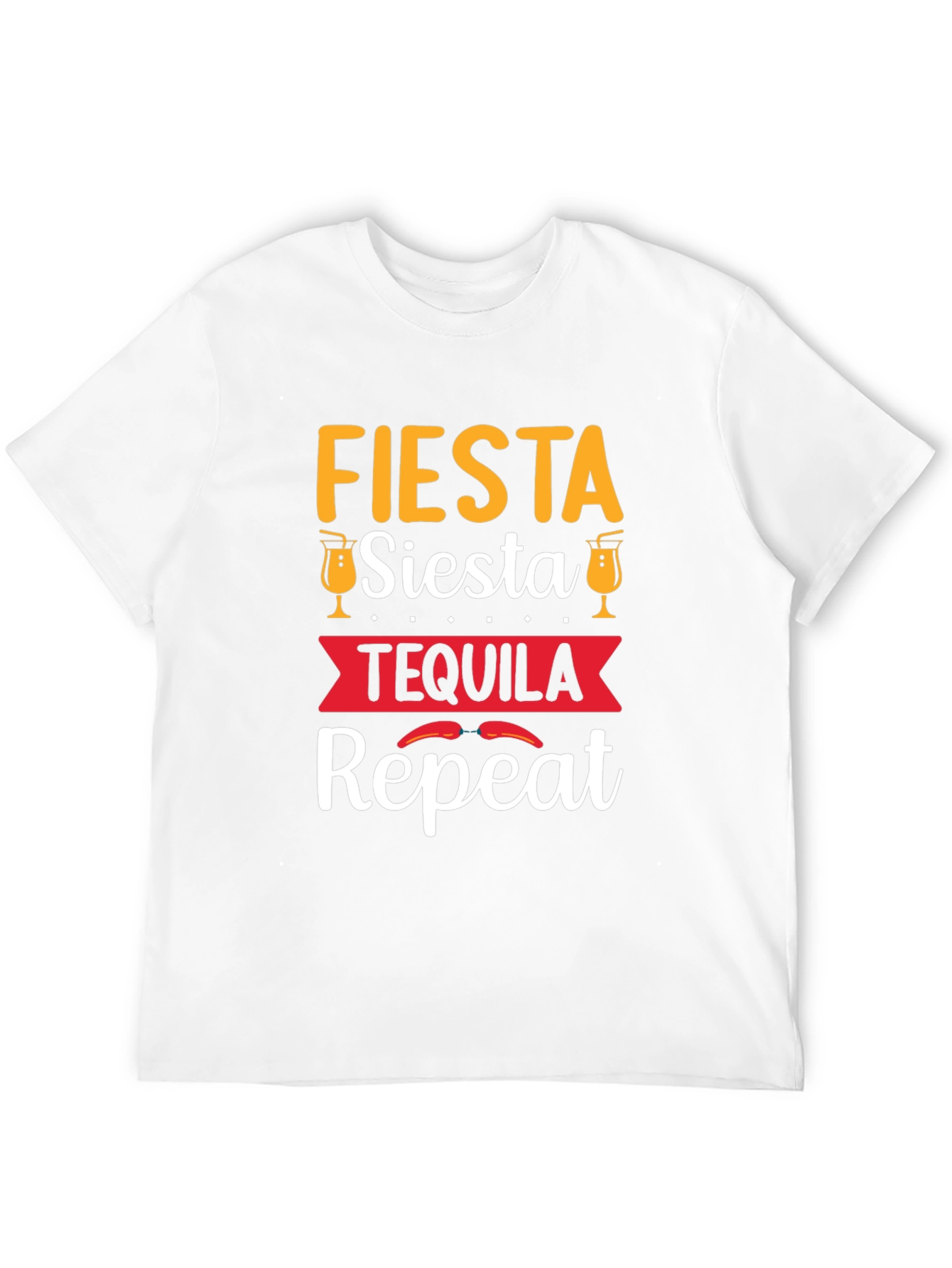 Fiesta Siesta Tequila Repeat Graphic Tee