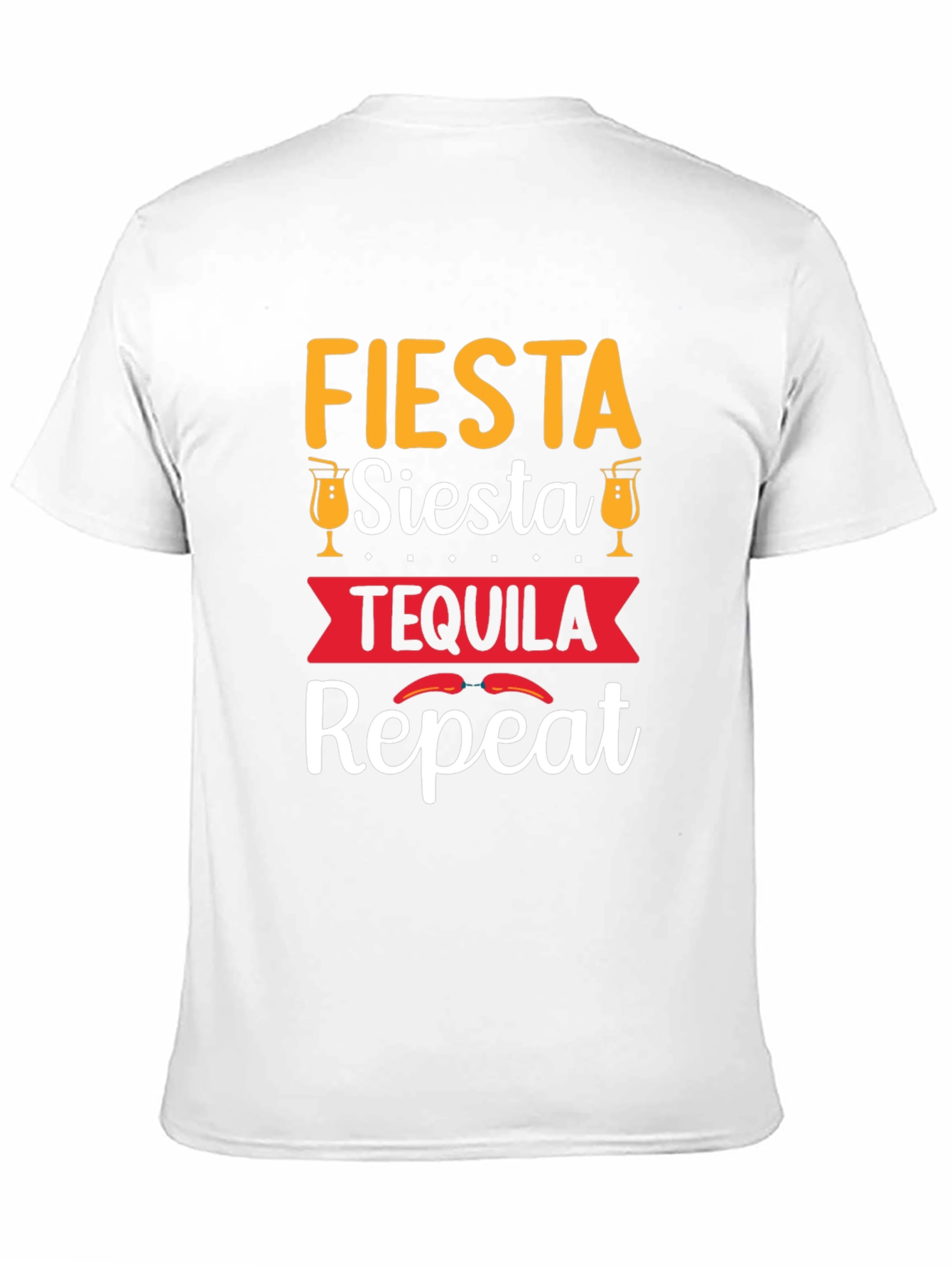Fiesta Siesta Tequila Repeat Graphic Tee