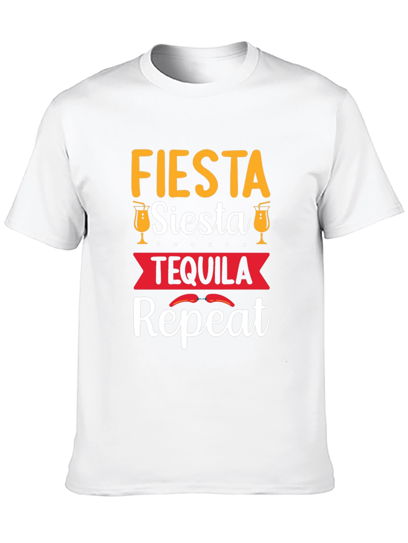Fiesta Siesta Tequila Repeat Graphic Tee