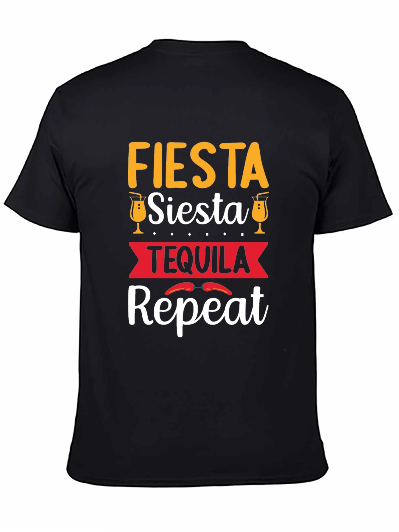 Fiesta Siesta Tequila Repeat Graphic Tee