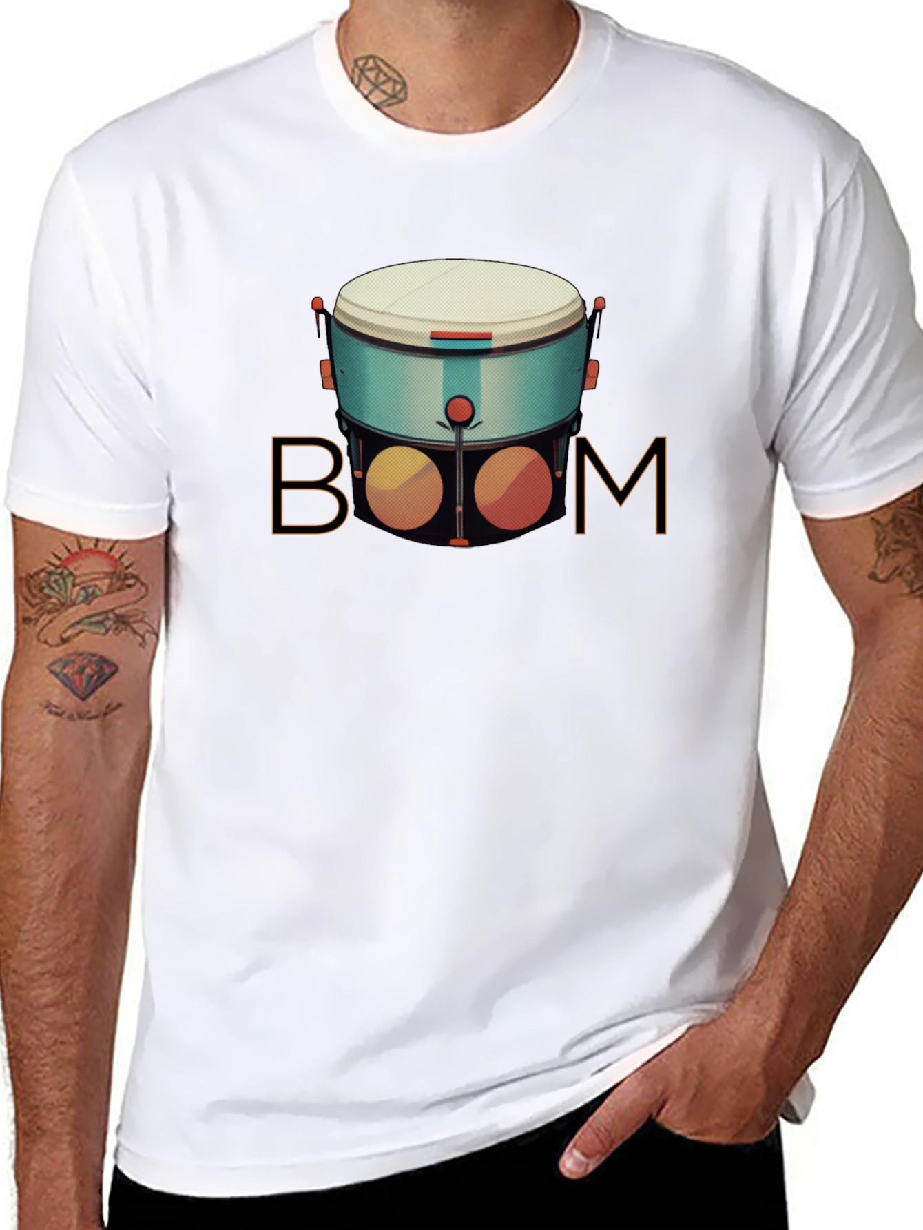 Boom Drum T-Shirt - Musical Style