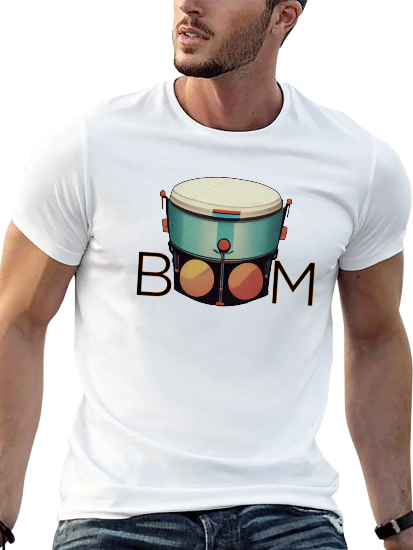 Boom Drum T-Shirt - Musical Style