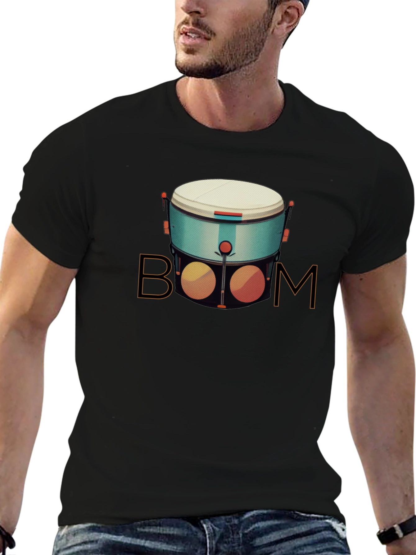 Boom Drum T-Shirt - Musical Style