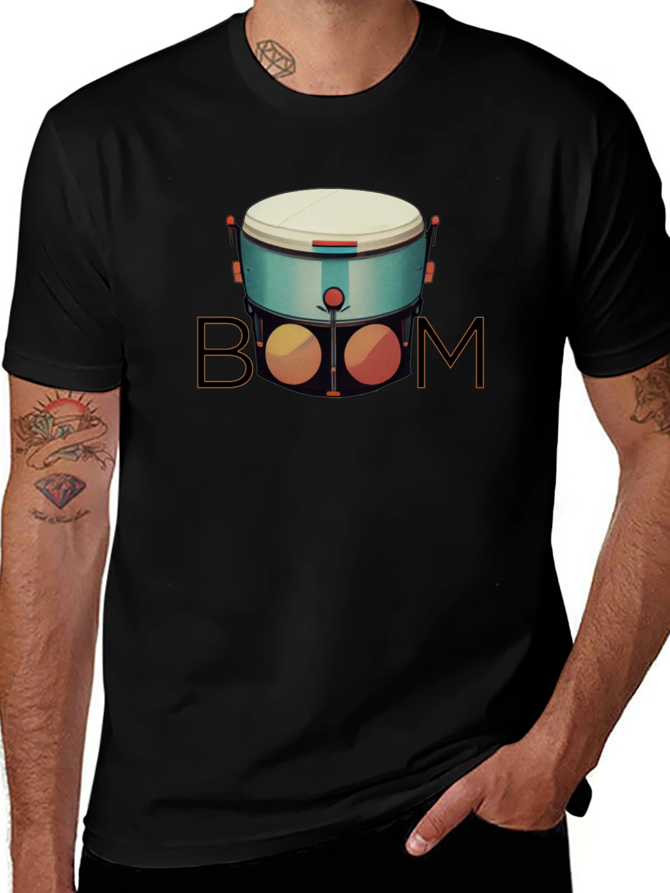 Boom Drum T-Shirt - Musical Style