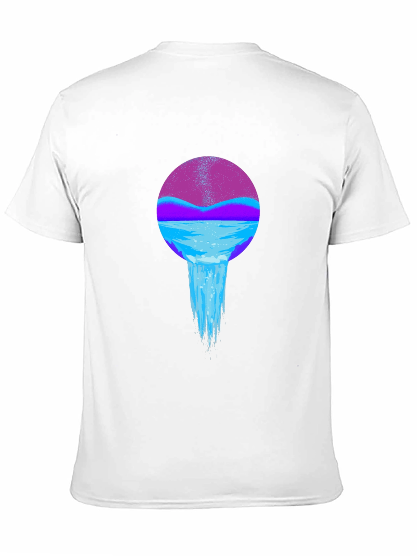 Mystic Waterfall Black T-Shirt