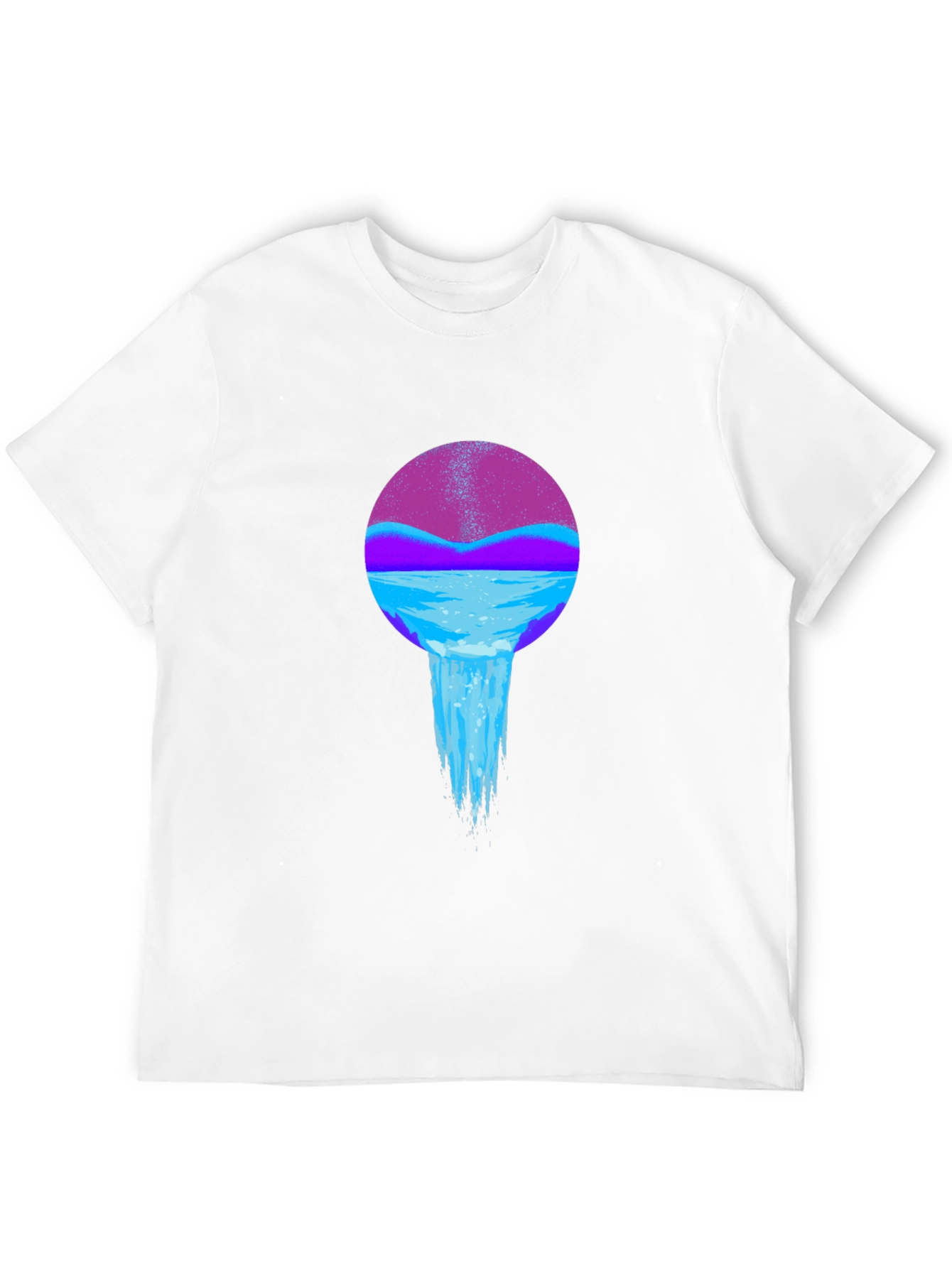 Mystic Waterfall Black T-Shirt