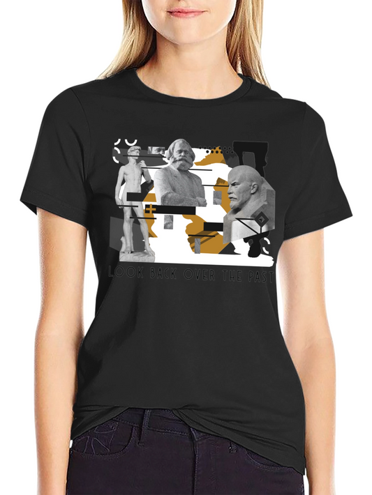 Statues Graphic Print T-Shirt