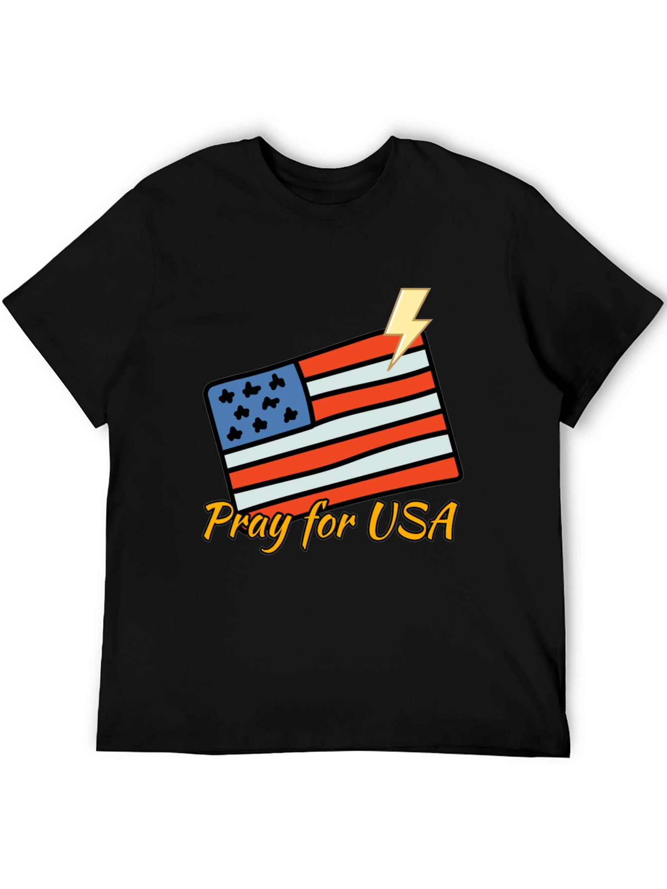 Pray for USA Graphic T-Shirt