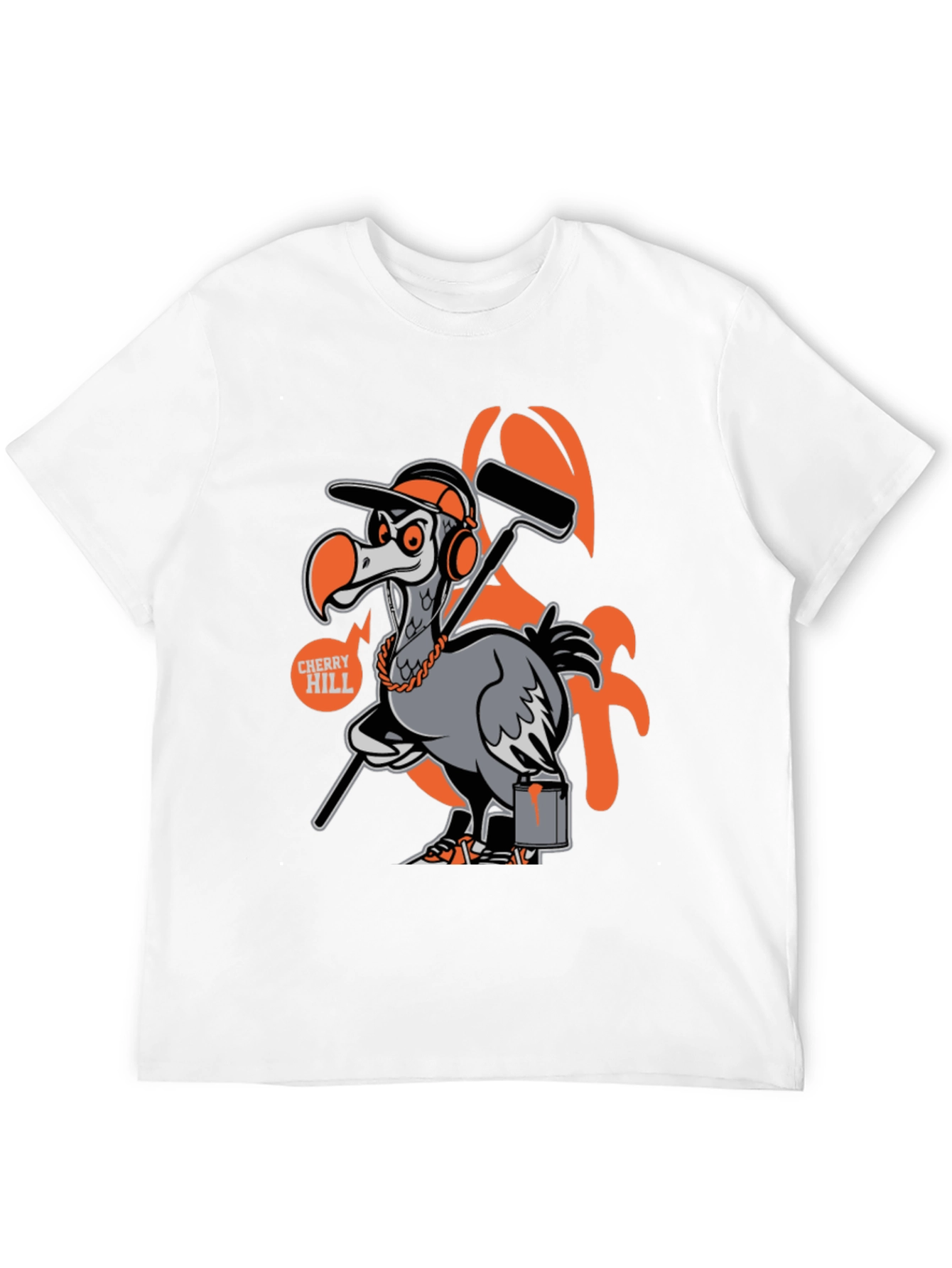 Dodo Bird Painter T-Shirt - Quirky Graphic Tee